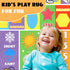 2.5 4 Kid Rug ABC Rugs for Playroom, Alphabet Rug for Bedroom Educational Learn Preschool Rugs Nursery Toddler Kids