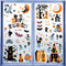 CCINEE Halloween Window Stickers - 10 Sheets Halloween Clings Decals for Indoor and Outdoor Home Decor