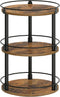 YATINEY 3-Tier Lazy Susan Organizer, Rotating Spice Rack, Spinning Organizer, Industrial Turntable