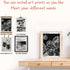 NaZaUK 70s 8x10 Retro Black And White Newspaper Poster What If It All Works Out Canvas Wall Art Positive Trendy Preppy
