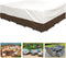 140D x 70W x 30H UV-proof Waterproof Furniture Patio Cover 520D beige