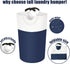 Twira 125L Pro XX-Large Laundry Basket, Waterproof Collapsible Hamper with Padded Handles for College and Bathroom