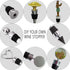 Reusable Wine Stopper, Decorative Bottle Stoppers for Kitchen, Bar, Gifts, Holiday Party, Wedding (20 Pack)