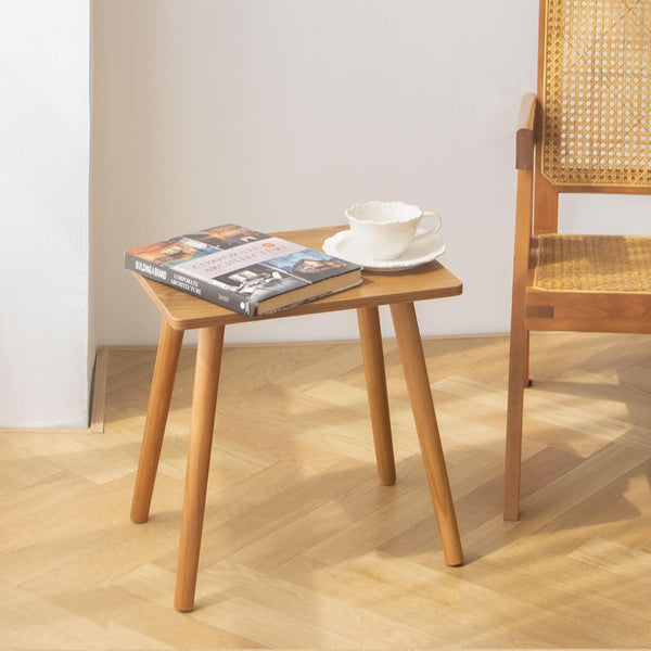 AWASEN Mid Century Modern Side Table, Small End for Living Room Bedroom