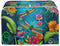 Dragonfly Flower Printed Toaster Cover, 2 Slice Long Slot, Washable Dust Protection for Kitchen Small Appliances