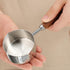 Luxshiny Mini Sauce Pan, 125ml Stainless Steel with Pour Spouts, Small Melting Pot for Cooking, Picnic