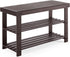 Sweetcrispy 3-Tier Shoe Rack Bench, Bamboo Entryway Storage Organizer, Shoes Stand for