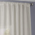 HPD Half Price Drapes Linen Sheer Curtains, 84 Inches Long, Gardenia, 50W x 84L, 1 Panel