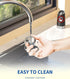 Set Set CIRCLE JOY Gravity Electric Salt and Pepper Grinder Automatic Salt and Pepper Grinder with LED Light, Battery