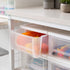 IRIS USA 7 Qt. Plastic Drawer Storage Organizer, 4-Pack Stackable Unit with Sliding Drawer for Bedroom, Kitchen, White