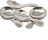 Honbay 4PCS Stainless Steel Short Handle Spoon Set for Salt, Condiments, Dessert, Tea, Coffee (Silver)