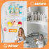 2 Pack Bath Toy Storage Corner Adhesive Shower Caddy for Baby Bath Toys Bathtub Toy Storage Holder Organizer Large
