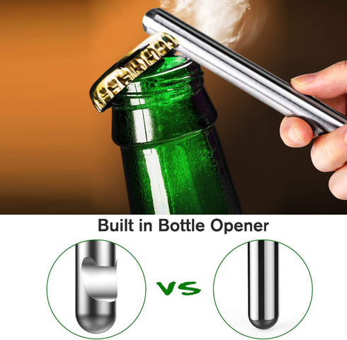 Gifts for Men Beer Chiller Sticks - Unique Stainless Steel Beverage Cooler for Beer Lovers, Perfect for Holidays
