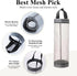 Plastic Bag Holder, Mesh Grocery Bag Dispenser, Hanging Storage Bag (Grey 2 Packs)