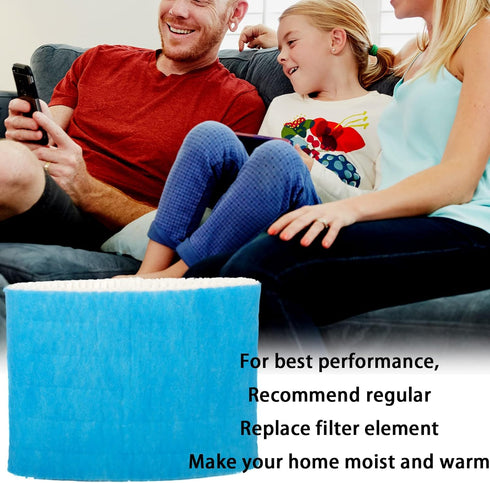 HIFROM 3Pack Replacement Blue Mesh Humidifier Wicking Filters HC-888 HC-888N for Honeywell HCM-890 Series