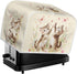 Cute Cat Butterfly Floral Print Toaster Cover, Waterproof for Standard 4 Slice Bread Maker, Kitchen Appliance Protector