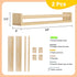 24Inch Set 2 Fun Memories Nursery Book Shelves, Floating Shelf for Wall, Wall Bookshelf for Kids Solid Wood Wall