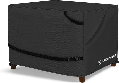 Porch Shield Patio Ottoman Cover - Waterproof Outdoor Rectangular Side Table Covers