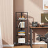 5-Tier BS05BK005 TUTOTAK Corner Shelf, Corner Bookshelf for Small Space, Narrow Display Corner Shelf Stand with Storage