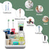 Bathroom Toothbrush Holders for Countertop, Electric Toothbrush Organizer with 6 Slots for Family