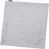 Silver Couch Throw Pillow Cover 1pc 20X20inch Ecru White Textural Linen Look Metallic Print Rhombus Decorative