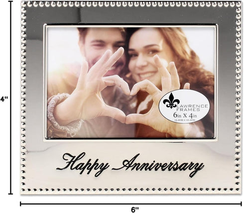 Lawrence Frames 4x6 Happy Anniversary Picture Frame