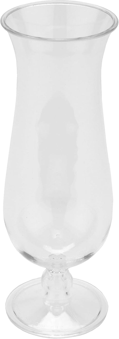 GET HUR-20-CL-EC Cheers - Break-Resistant Plastic Hurricane Glasses, 20 Ounce, 4 Pack, Clear