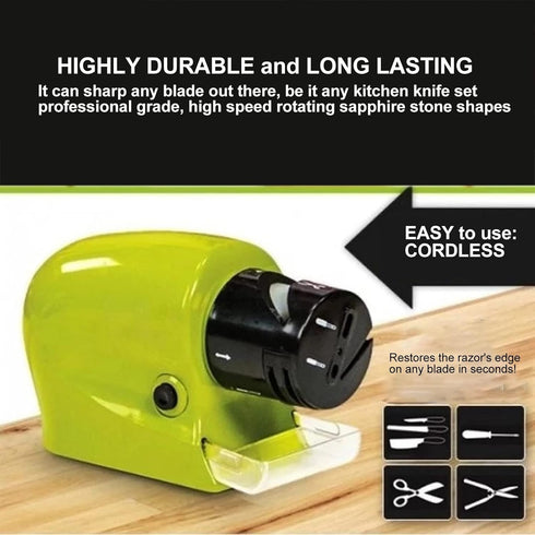 Jeanoko Motorized Knife Blade Sharpener, Electric Knife Sharpening Machine Tool for Kitchen