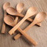 HANSGO 6PCS Small Wooden Spoons, 6inch Soup and Serving Spoons for Coffee, Tea, Jam, Bath Salts