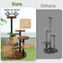 4 AUGOSTA Tier Corner Plant Stand, Tall Metal Wood Plant Shelf Holder for Indoor, Outdoor Display Rack Flower Pot Stand