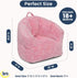 Cozy Delta Children - Serta Kids Plush Barrel Toddler Chair, Soft Foam Chair Bean Bag Chair Alternative for Boys