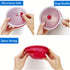 1200ml Large Camping Bowl with Foldable Spoon, Collapsible Bowl with Lid for Travel and Food Storage