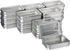 24 Pcs Rectangular Hinged Tins, Metal Storage Organizer with Clear Window for Candies, Mini Portable Containers