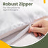 Pillow Covers Bed Pillow Protectors with Zipper, Luxury Hotel Quality, Soft, Machine Washable, King Size, 20x36, 4 Pack