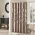 Madison Park Laurel Taupe Shower Curtain, 72 x 72, Pieced Transitional, Beige