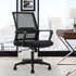 FDW Ergonomic Office Chair, Mid-Back Mesh Computer Chair with Lumbar Support, Adjustable Rolling Swivel