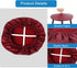 15"-20" 4 Pack Sigmat Round Stool Covers, Stretch Waterproof Bar Stool Seat Cover Round Chair Covers Burgandy