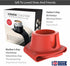 HIT PRODUCTS CouchCoaster - Original & Patented Armrest Couch Cup Holder, Rosso Red - A Weighted, Silicone, Anti Slip