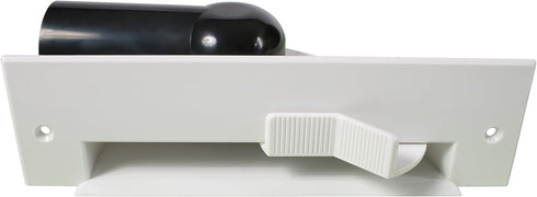 Cen-Tec Systems Central Vacuum Automatic Dustpan Sweep Inlet, White