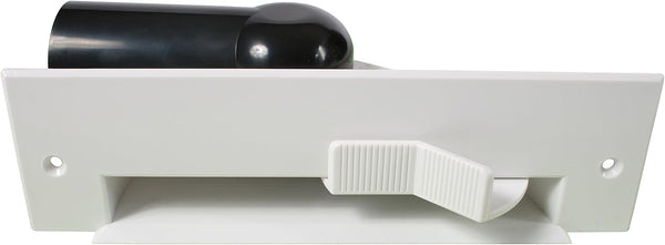 Cen-Tec Systems Central Vacuum Automatic Dustpan Sweep Inlet, White