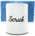 AuldHome Design White Enamel Sponge Holder, Rustic Enamelware Kitchen Sink Accessory