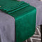 Velvet Spring Table Runner 14x71 Inch Dresser Scarf Luxury Rustic Farmhouse Emerald