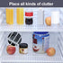 Kathfly Wire Shelf Liner, Waterproof Non-Adhesive Covers for Refrigerator Pantry, 10 Feet Roll (16 Inch Wide)