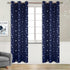 BGment Kids Curtains for Bedroom 84 Inch Length 2 Panels Set, Star