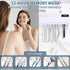 ZOZOO 99.9% Dry,Heating,5+1+1 Slots,12 UV Toothbrush Sanitizeri Holder with Cleaning,Air Hour Memory,Rechargeable Wall