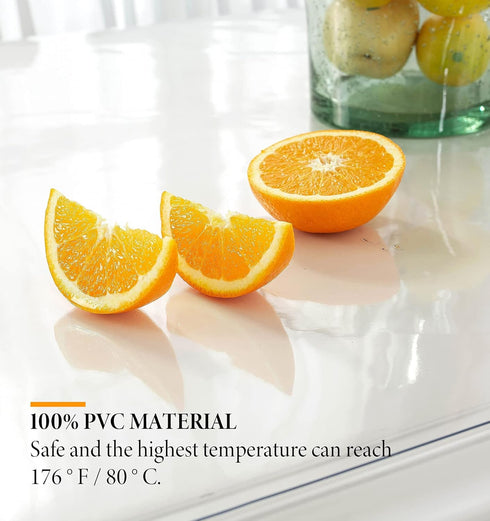 Deep Dream 1.5mm Clear Desk Cover Protector - 14×24 Inch Vinyl Pad for Office and Writing Desk