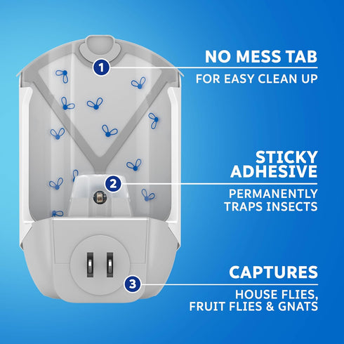 Zevo Flying Insect Trap Refill Cartridges: 2 Cartridges for Fly and Fruit Fly Traps