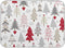 Nander Beautiful Christmas Tree Dish Drying Mat, Absorbent Reversible Dish Draining Mat for Kitchen Counter