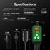 VIVOSUN 1500W Humidity Controller, Pre-Wired Digital Humidistat with Dual LED Displays, Ideal for Greenhouse, Grow