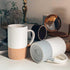 12oz Set 4 MORA Ceramics Coffee Mug of - Ceramic Tea Cups with Handle - Microwave and Dishwasher Safe, Perfect For Cup